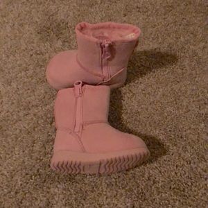 Pink boots
